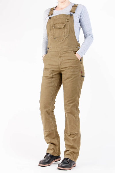 Salopette de travail en toile extensible pour femme