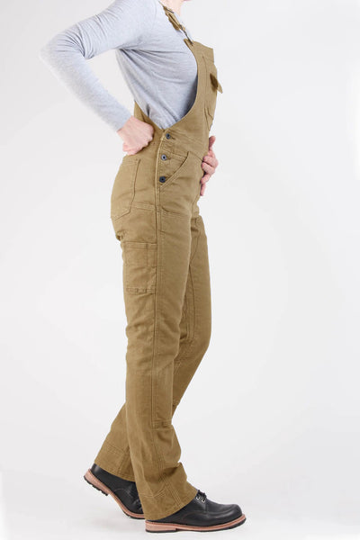 Salopette de travail en toile extensible pour femme