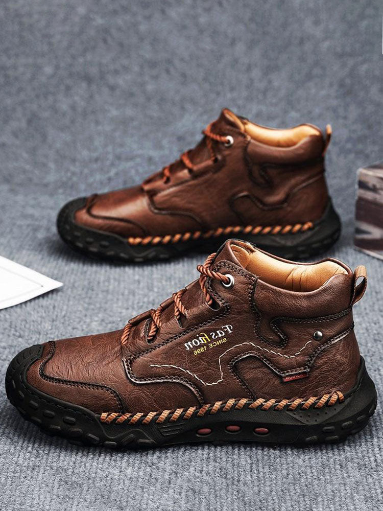 Men's Outdoor Leather Ankle Boots