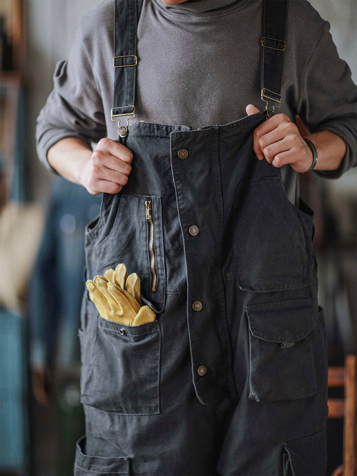 Sloppy Canvas Overalls – Madepants