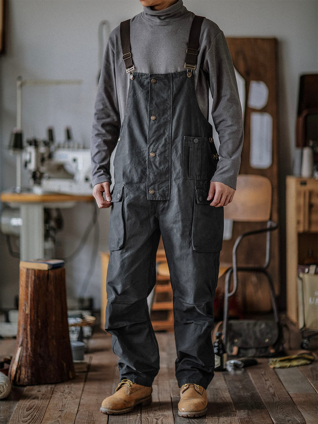 Supreme Canvas Overalls オーバーオール Mens-Canvas-Overalls-Flap-