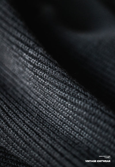 Pull en tricot à col polo pour homme
