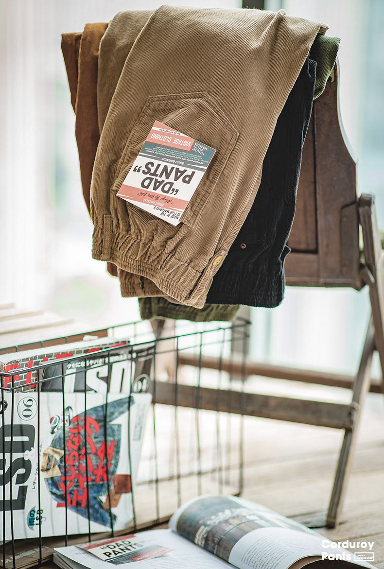 Men's Corduroy Wide Leg Trousers