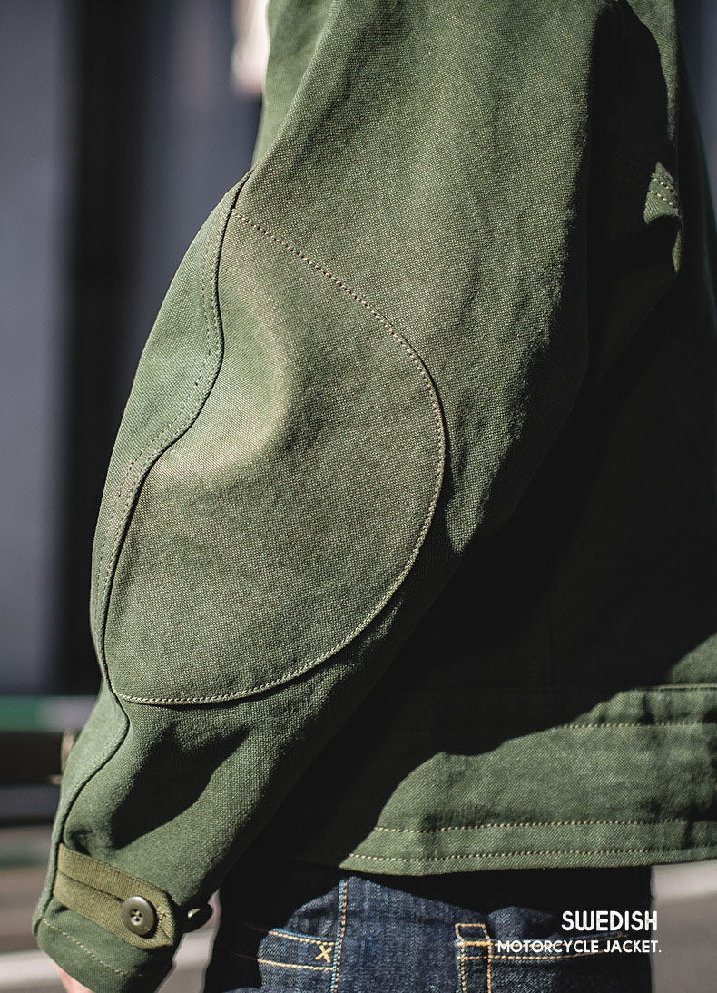 Chaqueta inspirada en la motocicleta sueca