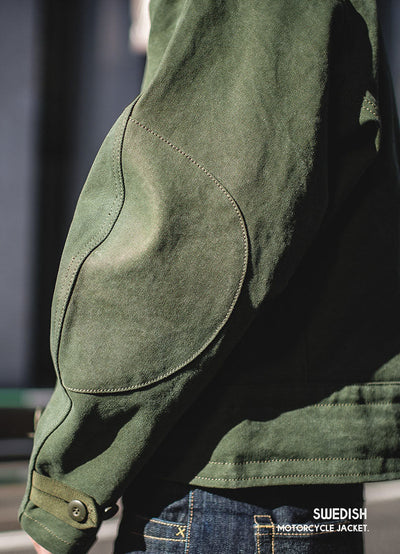 Chaqueta inspirada en la motocicleta sueca