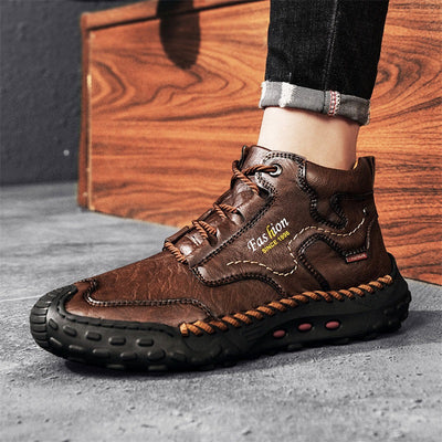 Men's Outdoor Leather Ankle Boots