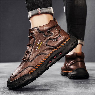 Men's Outdoor Leather Ankle Boots