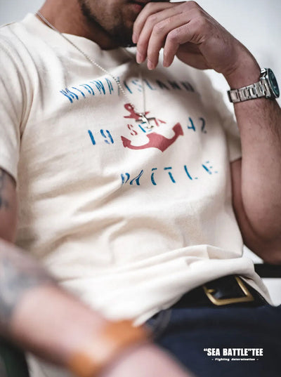 Men's Nautical Anchor Graphic Tee