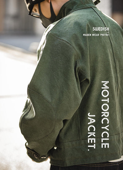 Chaqueta inspirada en la motocicleta sueca