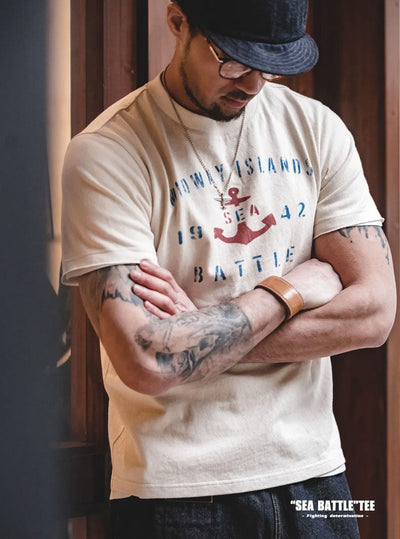 Men's Nautical Anchor Graphic Tee