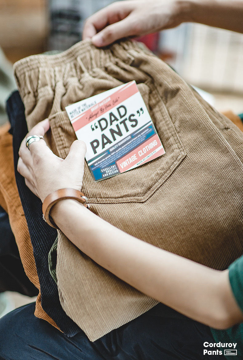 Men's Corduroy Wide Leg Trousers