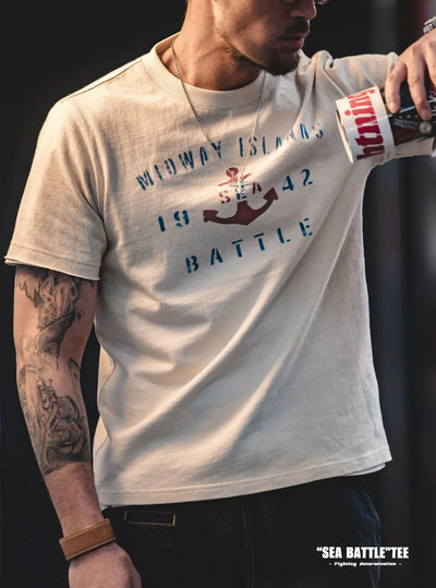 Men's Nautical Anchor Graphic Tee
