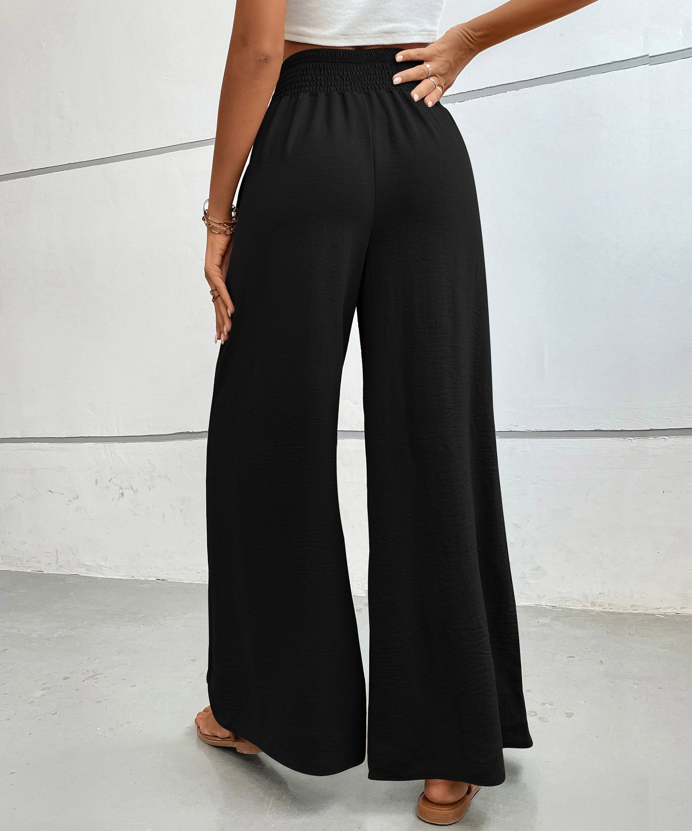 Women's High Waisted Wide Leg Pants