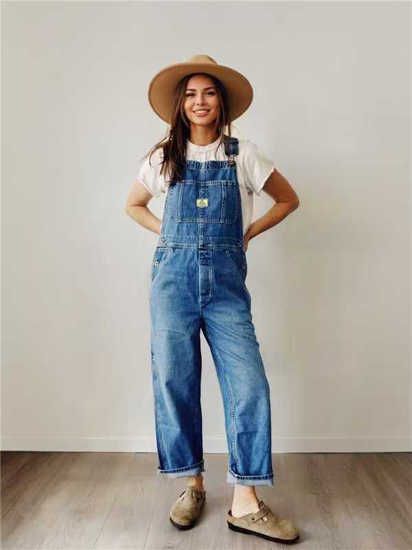 Women's Denim Bib Overalls – Madepants