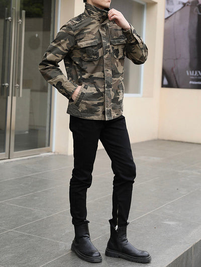 Veste de travail de style militaire