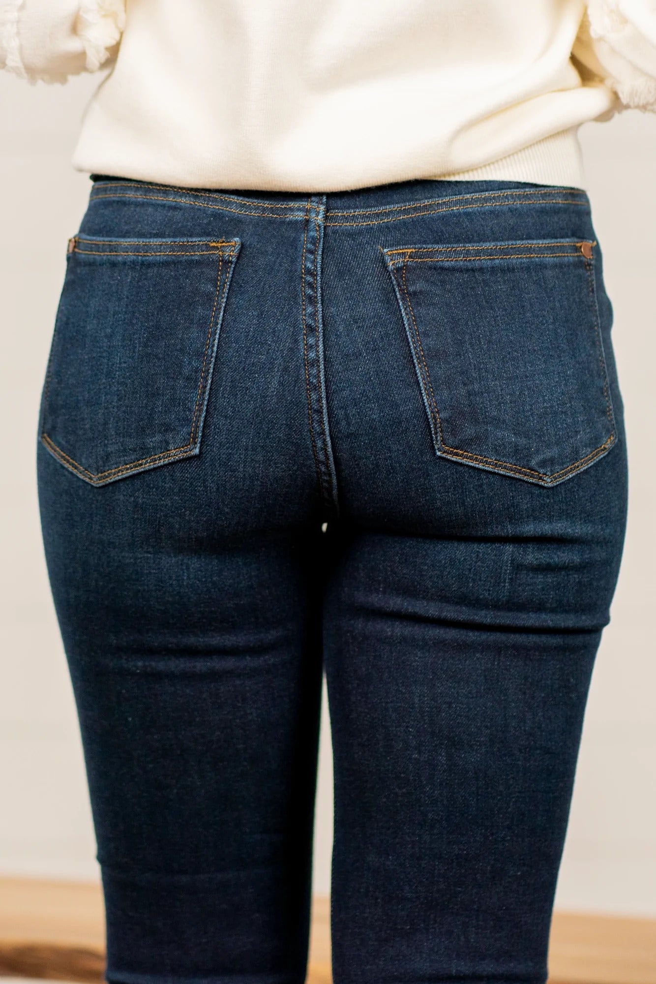 Jean skinny taille haute ultra extensible