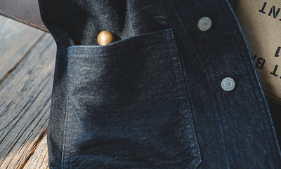 Men's American Casual Washed Vintage-Inspired Jacket Denim Jacket
