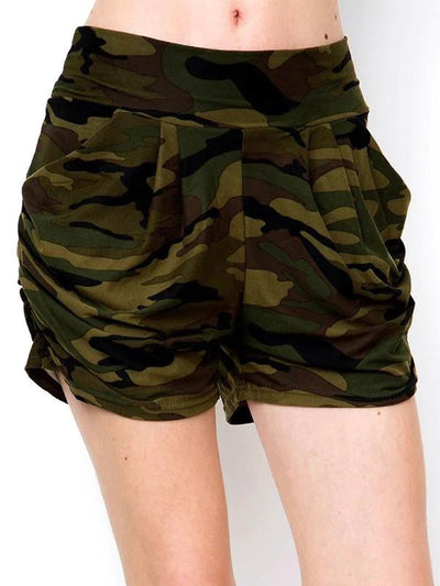 Short sarouel taille haute ultra doux avec poches Julie