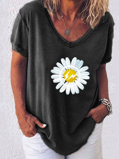 T-shirt imprimé petite marguerite