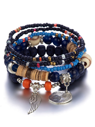 Ensemble de bracelets en perles Angel Tour Eiffel