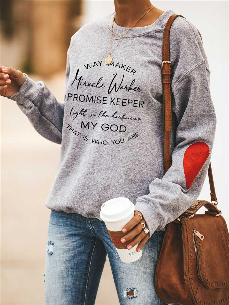 Way Maker Lyrics Faith's Sweatshirt