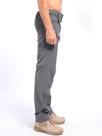 Pantalon de sport imperméable pour homme, pantalon cargo extensible à séchage rapide