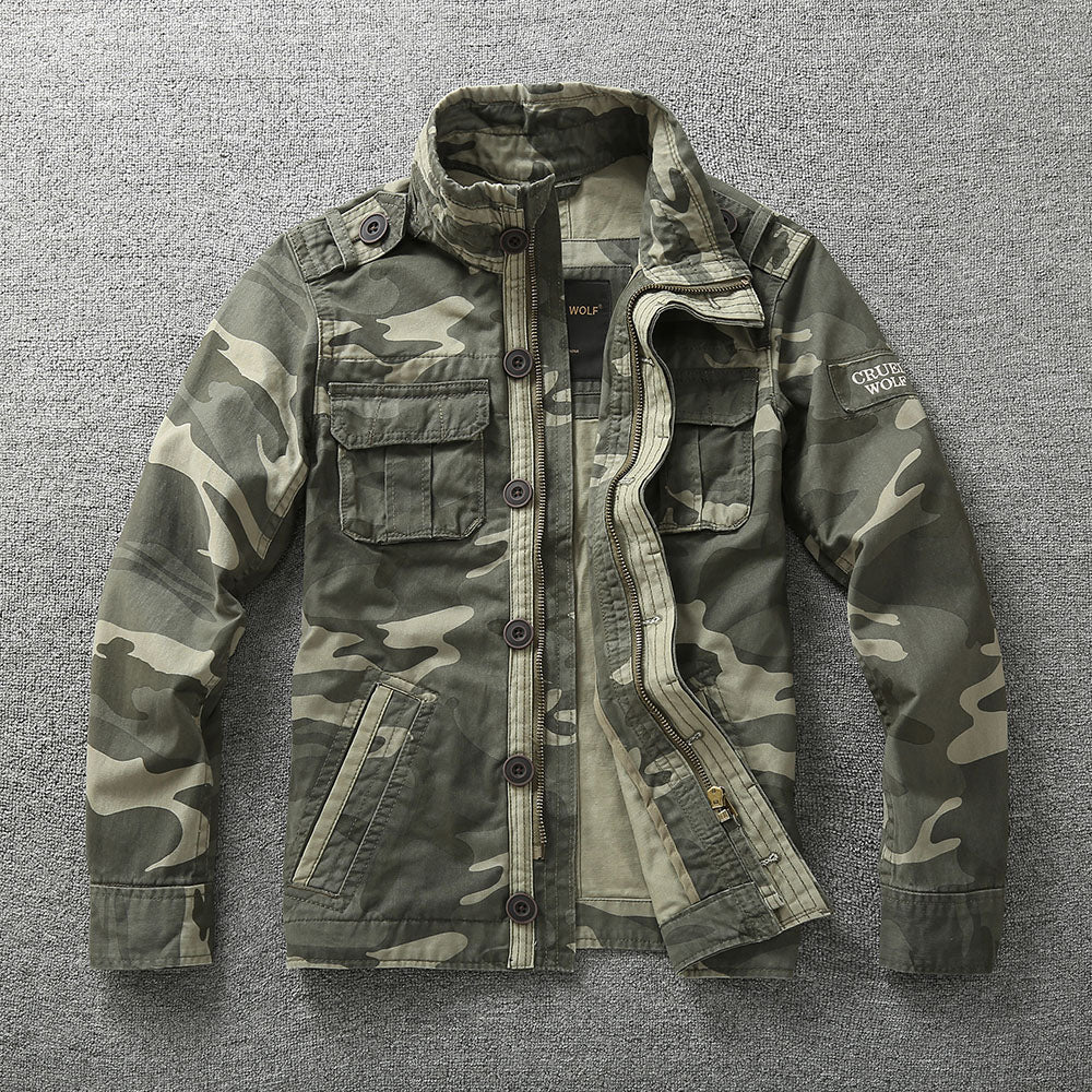 Veste de travail de style militaire