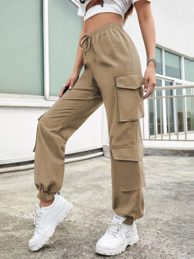 Pantalones de chándal tipo jogger con bolsillos grandes