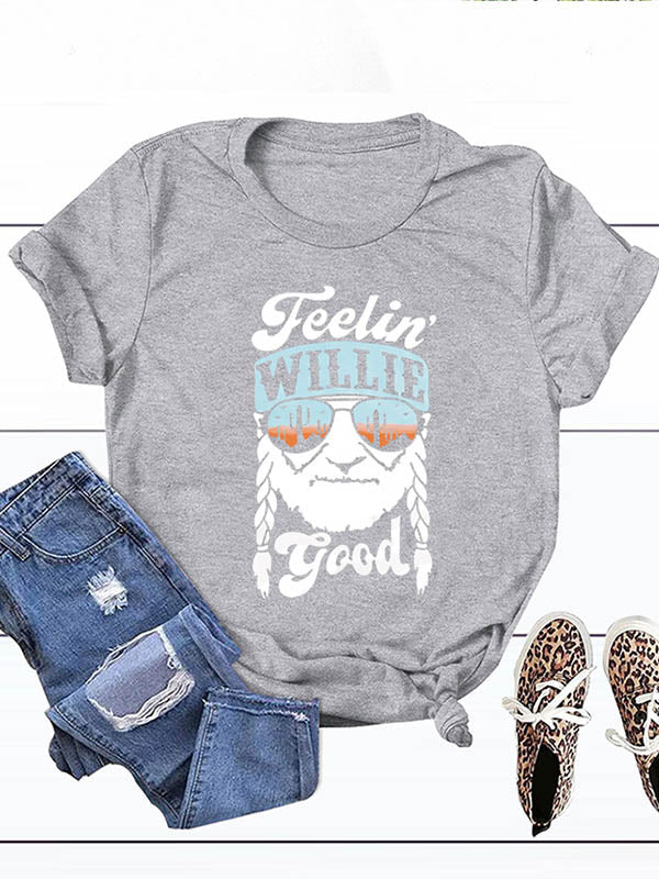 T-shirt graphique Feelin Willie Good Mom