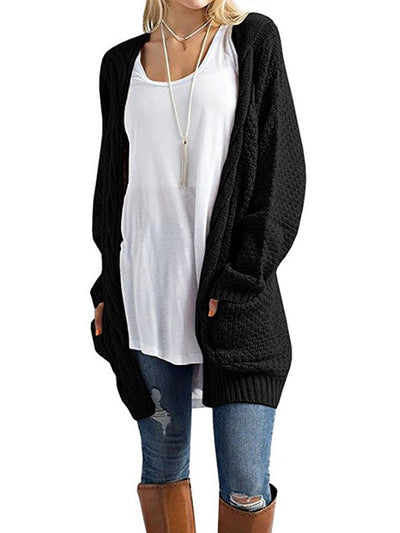 Long Pocket Knitted Cardigan