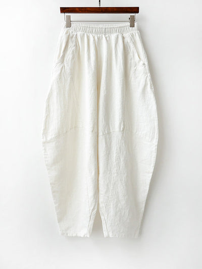 Cotton Linen Casual Long Bloomers