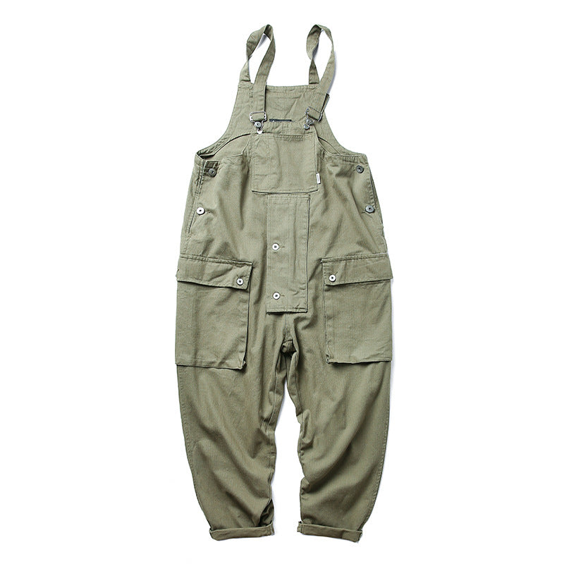 楽天市場】post overalls（カラーカーキグリーン）（メンズ