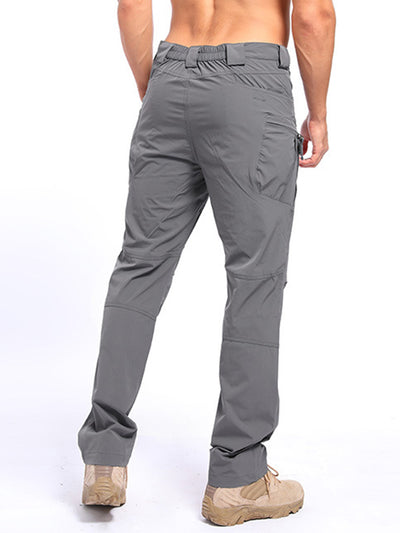 Pantalones deportivos impermeables al aire libre para hombres Pantalones cargo de secado rápido elásticos