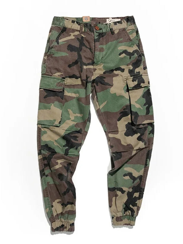 Men's Camouflage Cargo Pocket Sweatpants