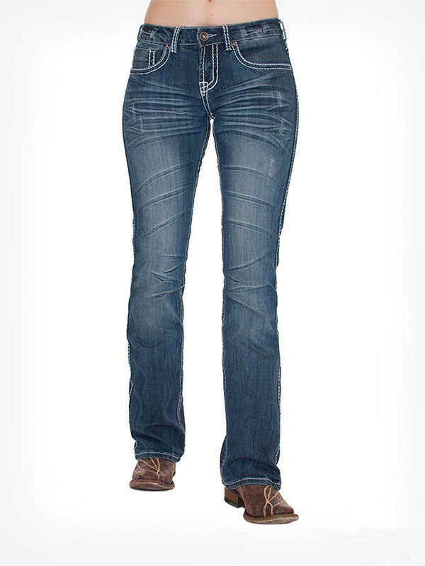 Cowgirl Stonewash Edgy Jeans