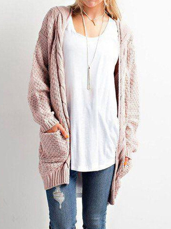 Long Pocket Knitted Cardigan
