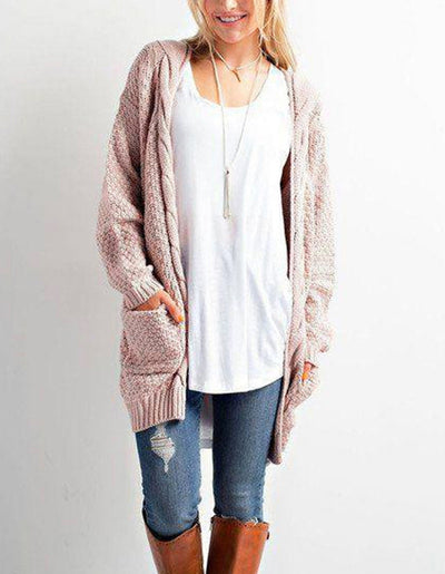 Long Pocket Knitted Cardigan