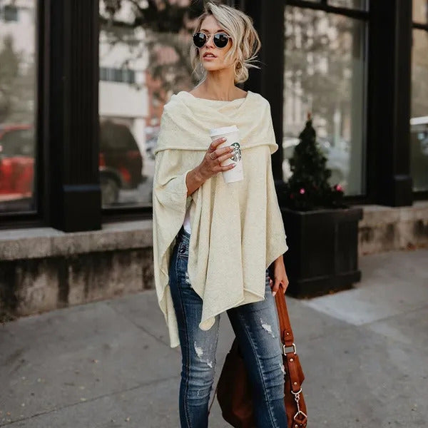 Boat Neck Off Shoulder Asymmetrical Hem Shirt