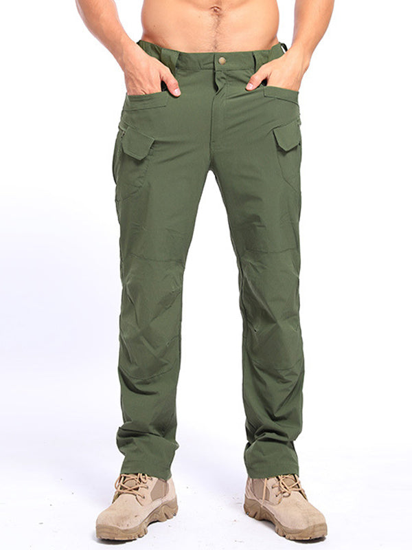 Pantalon de sport imperméable pour homme, pantalon cargo extensible à séchage rapide