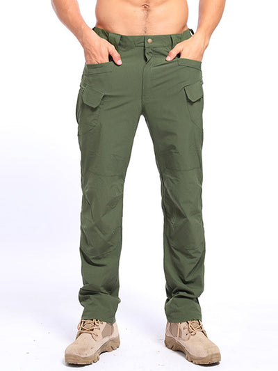 Pantalon de sport imperméable pour homme, pantalon cargo extensible à séchage rapide