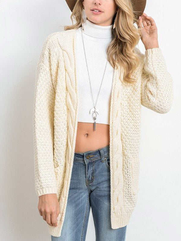 Long Pocket Knitted Cardigan