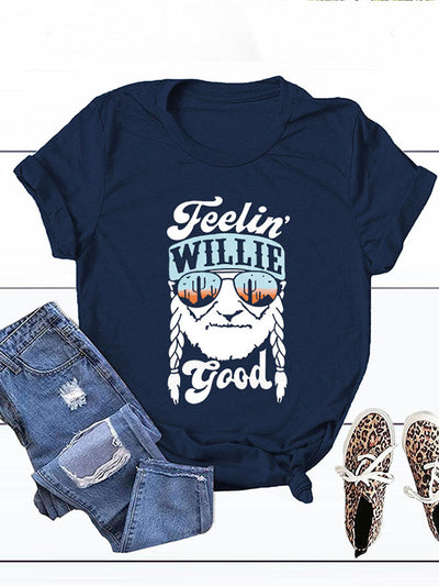 T-shirt graphique Feelin Willie Good Mom