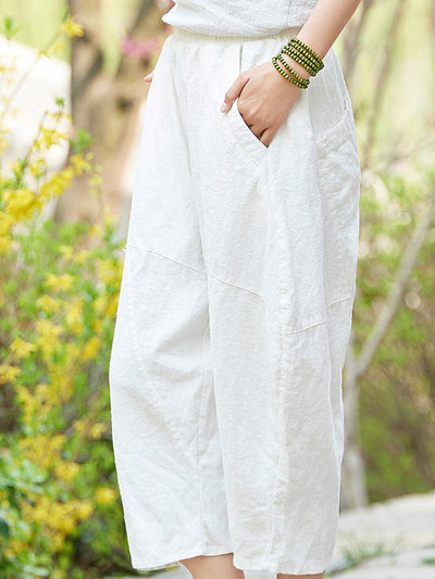 Cotton and Linen Short Bloomers