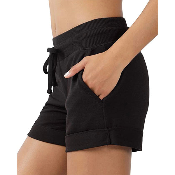 Pantalones cortos de salón de gimnasio acogedores de ropa deportiva suave