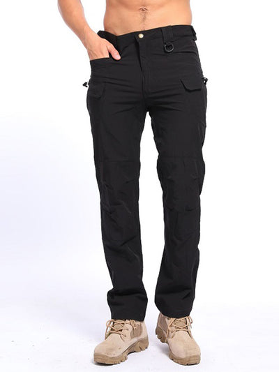 Pantalon de sport imperméable pour homme, pantalon cargo extensible à séchage rapide