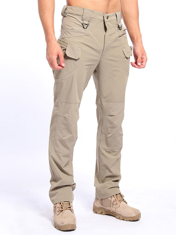 Pantalones deportivos impermeables al aire libre para hombres Pantalones cargo de secado rápido elásticos