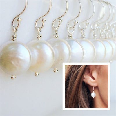Boucle d'oreille en perles baroques