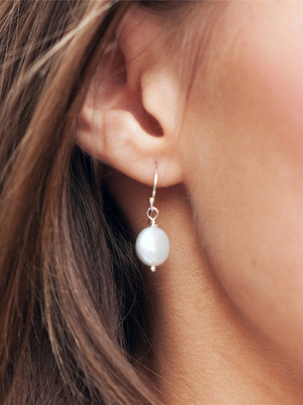 Boucle d'oreille en perles baroques
