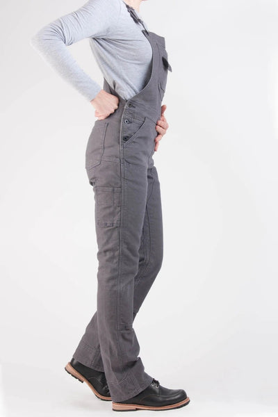 Salopette de travail en toile extensible pour femme