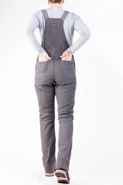 Salopette de travail en toile extensible pour femme